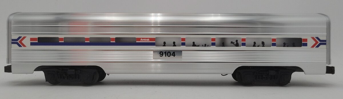 Lionel 6-19104 O Gauge Amtrak Aluminum Dining Passenger Car #9104 EX/Box