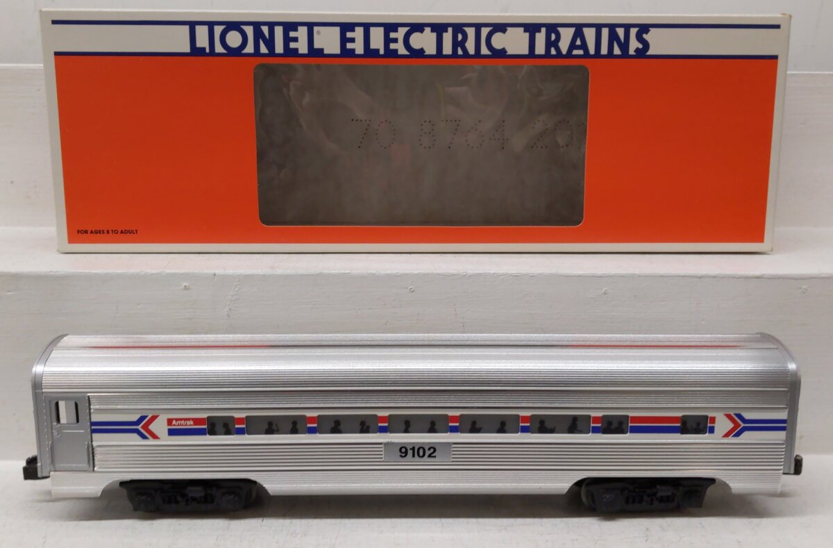 Lionel 6-19102 O Gauge Amtrak Passenger Coach Passenger Car #9102 EX/Box