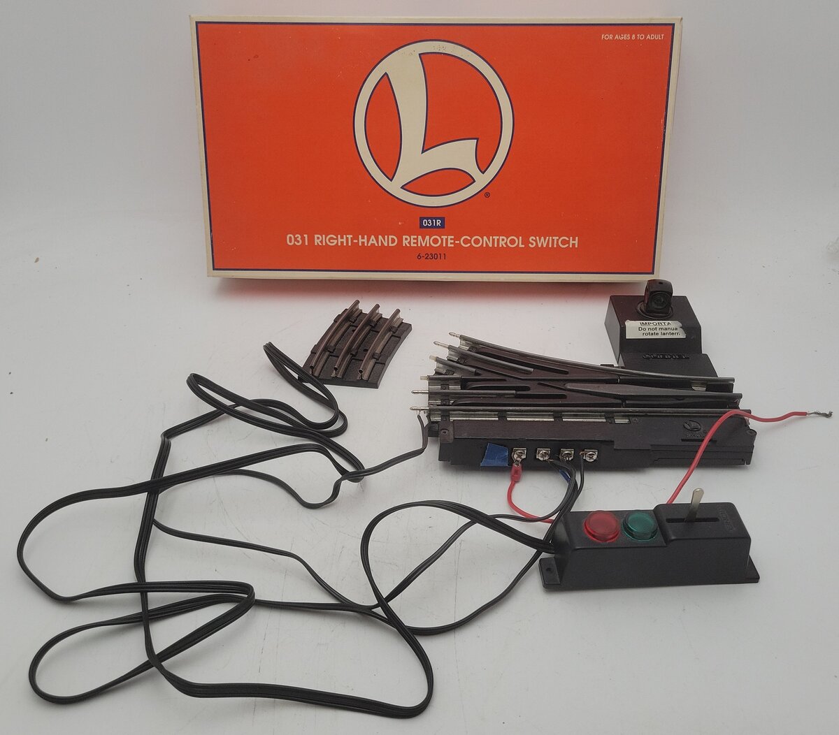 Lionel 6-23011 O O31 Right Hand Remote Control Switch Turnout EX/Box