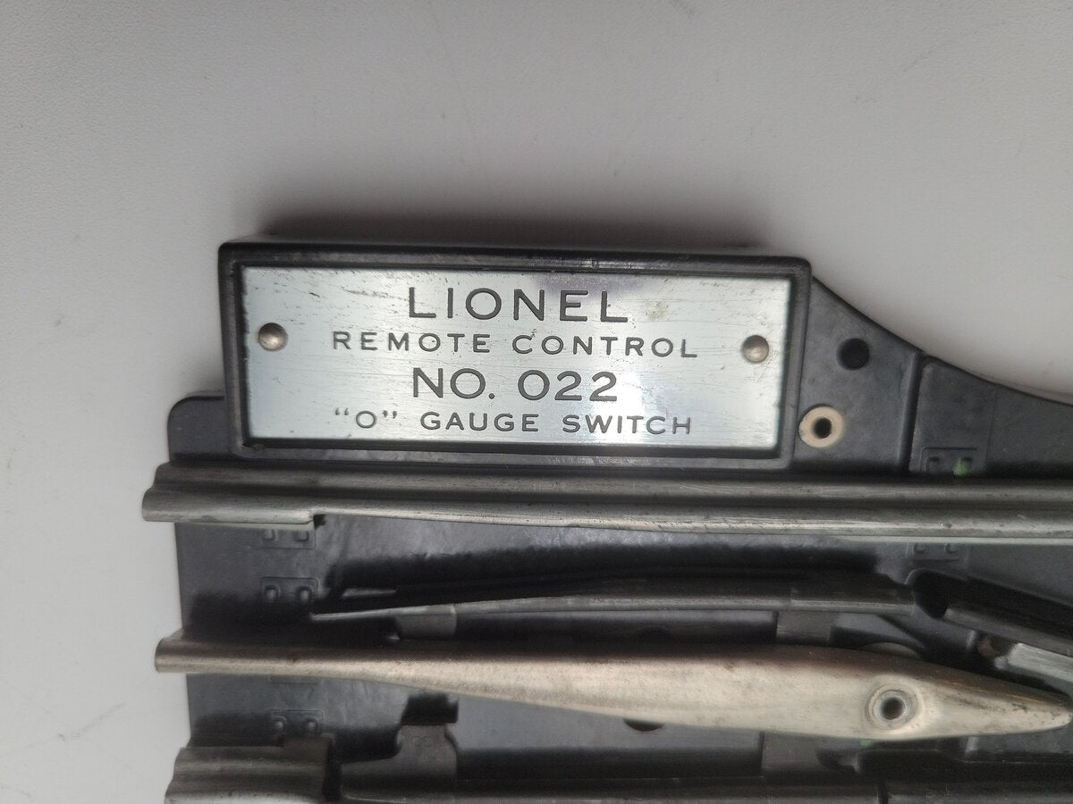 Lionel 6-14063 O 31" Remote-Control 022 Right Hand Switch Turnout VG/Box