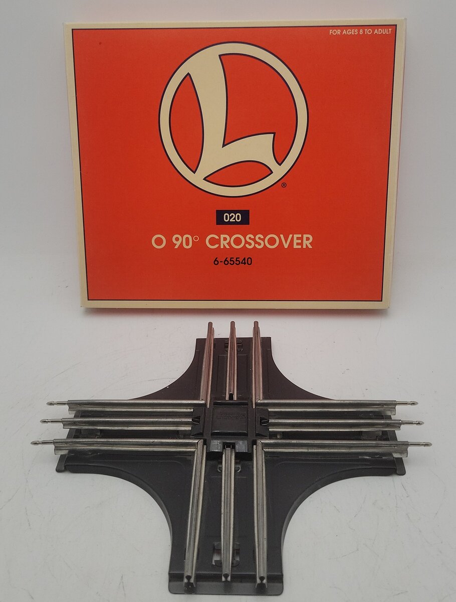 Lionel 6-65540 O Gauge 90 Degree Crossover EX/Box