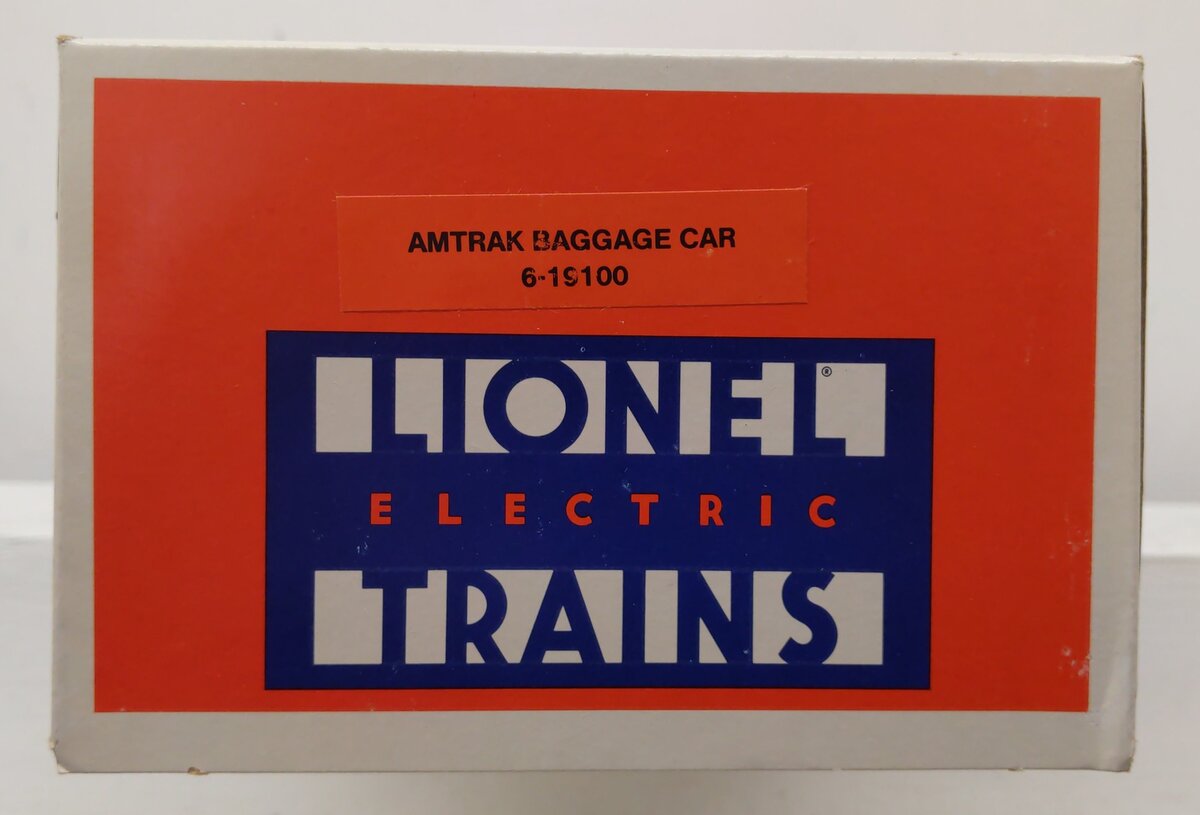 Lionel 6-19100 O Gauge Amtrak Aluminum Baggage Passenger Car #9100 LN/Box