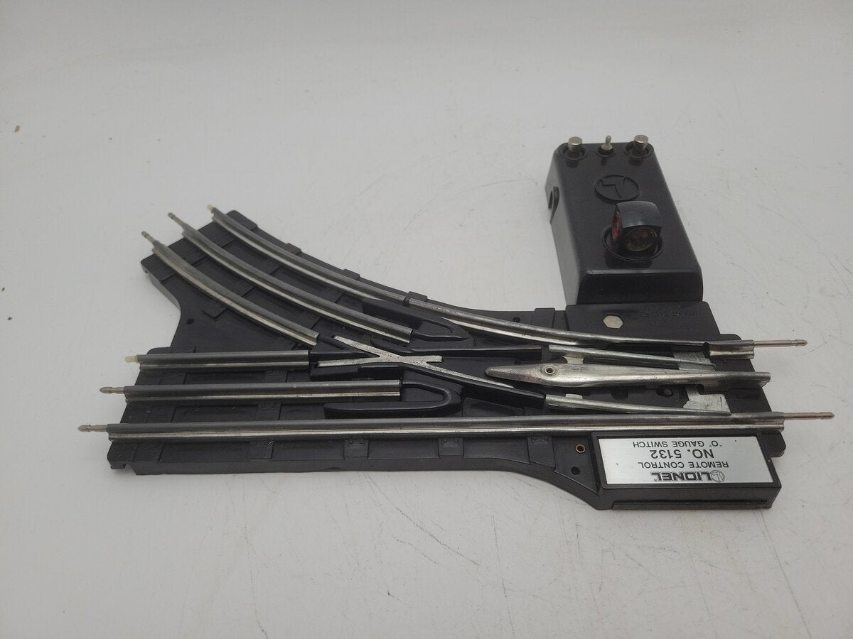 Lionel 6-5132 O Right Hand Remote Control Switch Turnout EX/Box