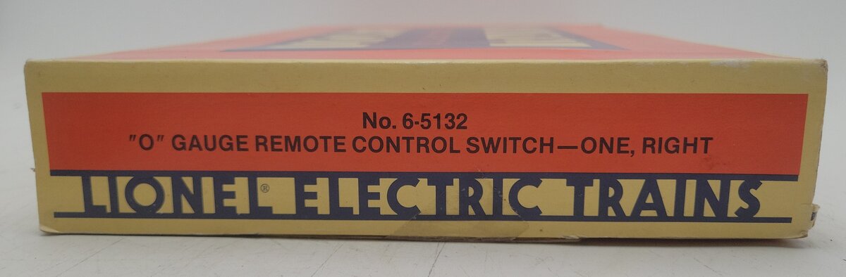 Lionel 6-5132 O Right Hand Remote Control Switch Turnout EX/Box