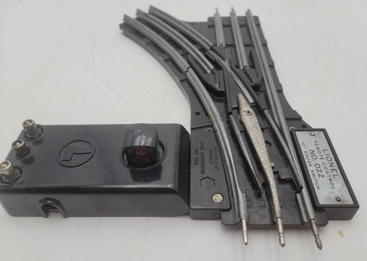 Lionel 6-5133 O Gauge Left Hand Remote Control Switch Turnout VG/Box