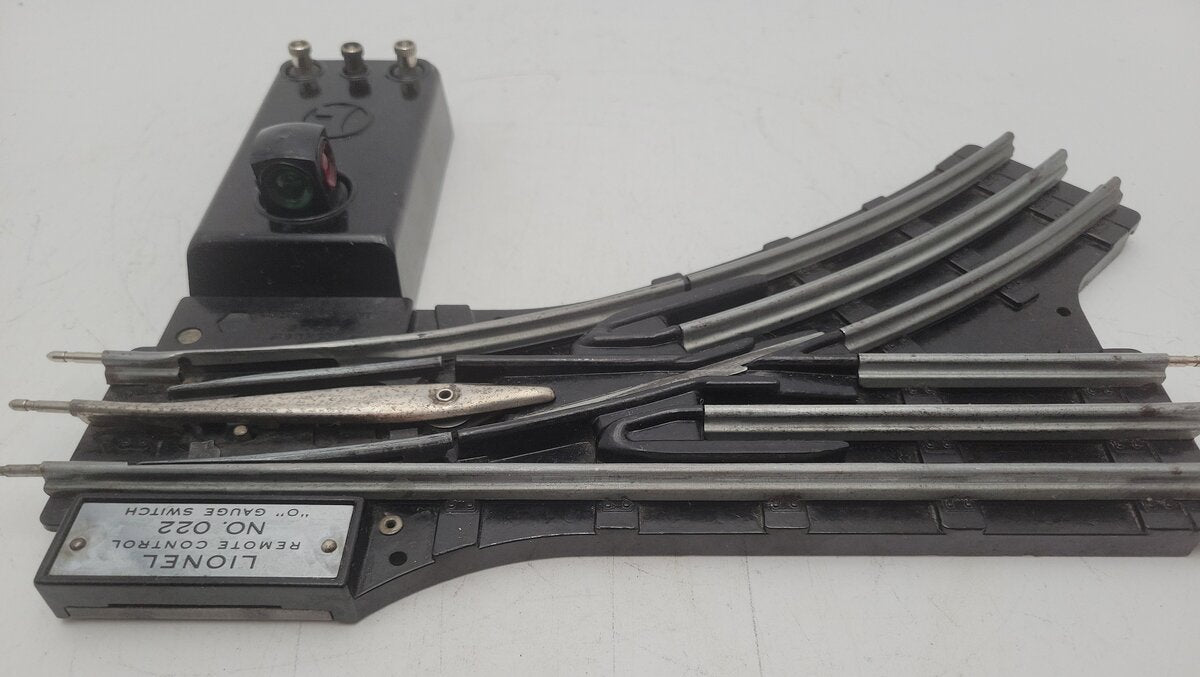 Lionel 6-5133 O Gauge Left Hand Remote Control Switch Turnout VG/Box
