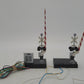 Z-Stuff DZ-1010 O Crossing Gate & Signal Pair W/Block Signal Detectors VG/Box
