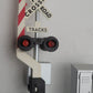 Z-Stuff DZ-1010 O Crossing Gate & Signal Pair W/Block Signal Detectors VG/Box
