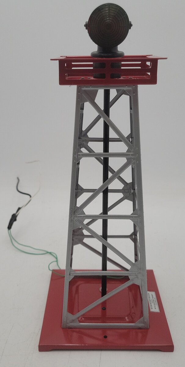 MTH 30-9033 O Gauge #394 Operating Red & Green Rotating Aircraft Beacon EX/Box