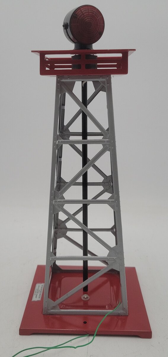 MTH 30-9033 O Gauge #394 Operating Red & Green Rotating Aircraft Beacon EX/Box
