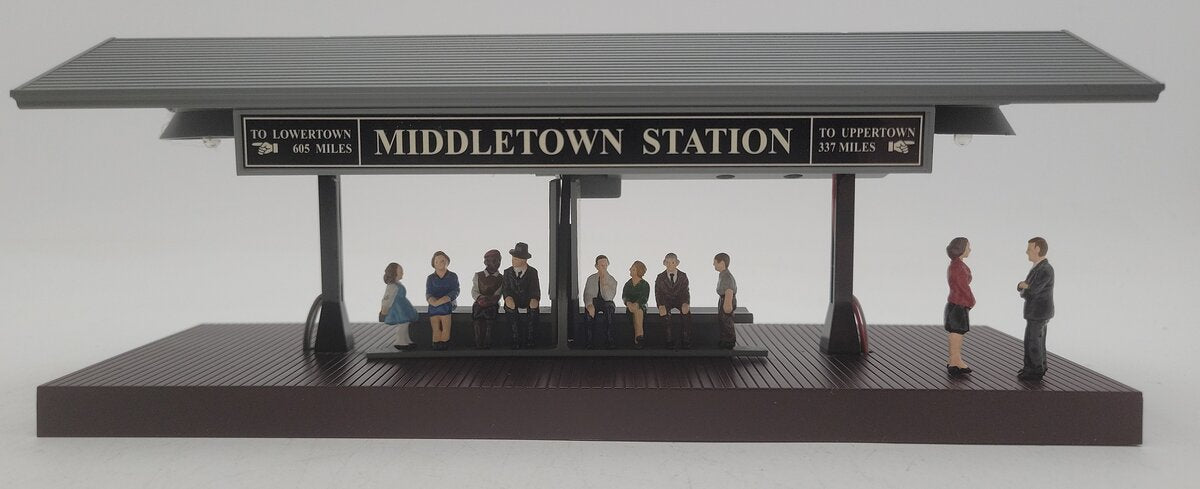 MTH 30-9107 O Middletown Operating Station Platform w/Gray Roof LN/Box
