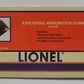 Lionel 6-24106 O Scale Exploding Ammunition Dump Kit LN/Box