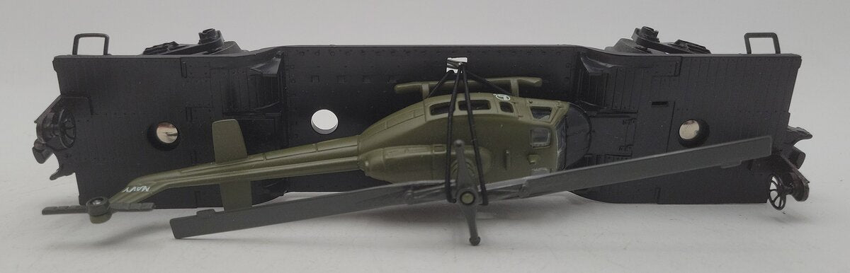 Lionel 6-16952 O Gauge US Navy Flatcar with Ertl Helicopter #16952 LN/Box