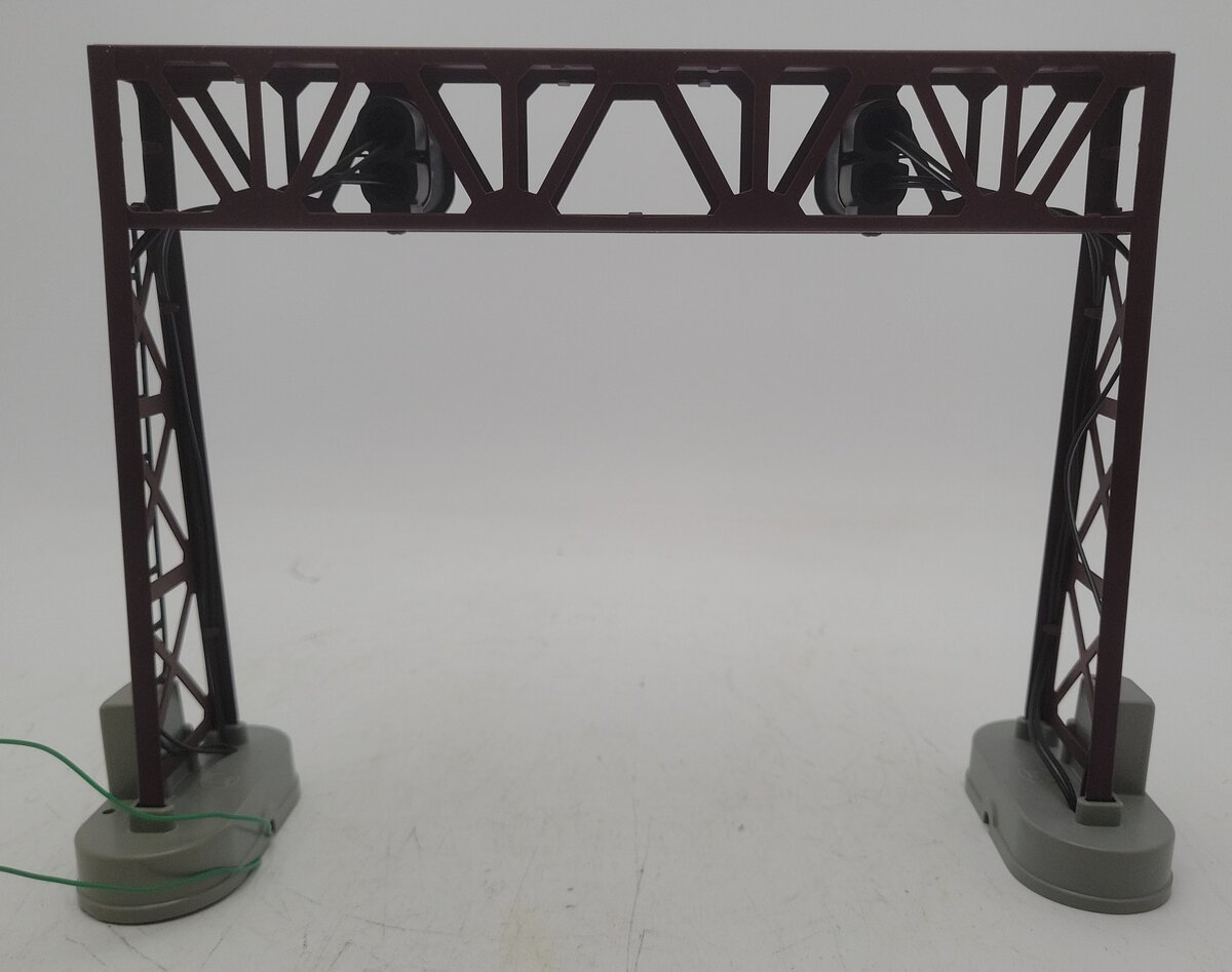 Lionel 6-12895 O Gauge Operating Dual Signal Bridge EX/Box