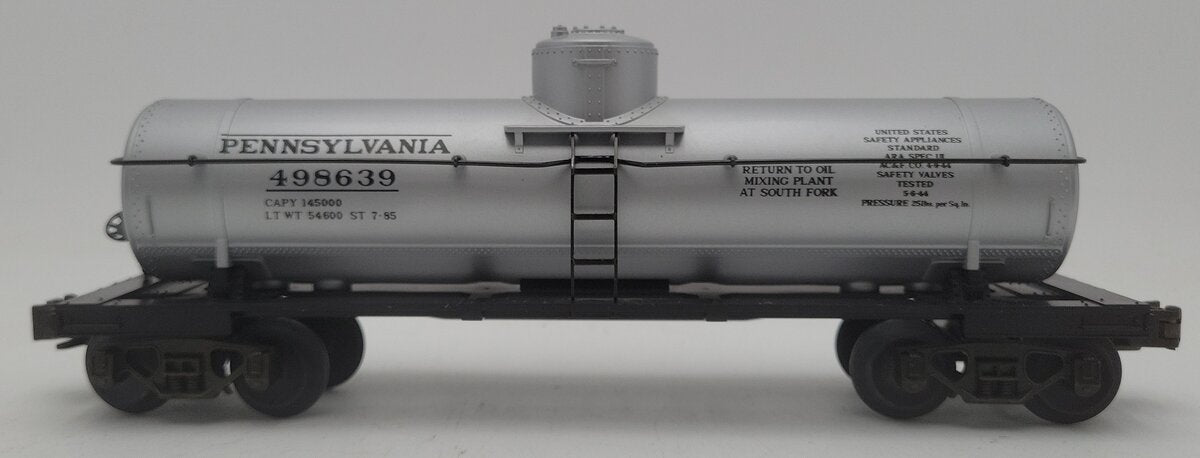 MTH 20-7300 O Gauge Pennsylvania Single Dome Tank Car #498639 EX/Box