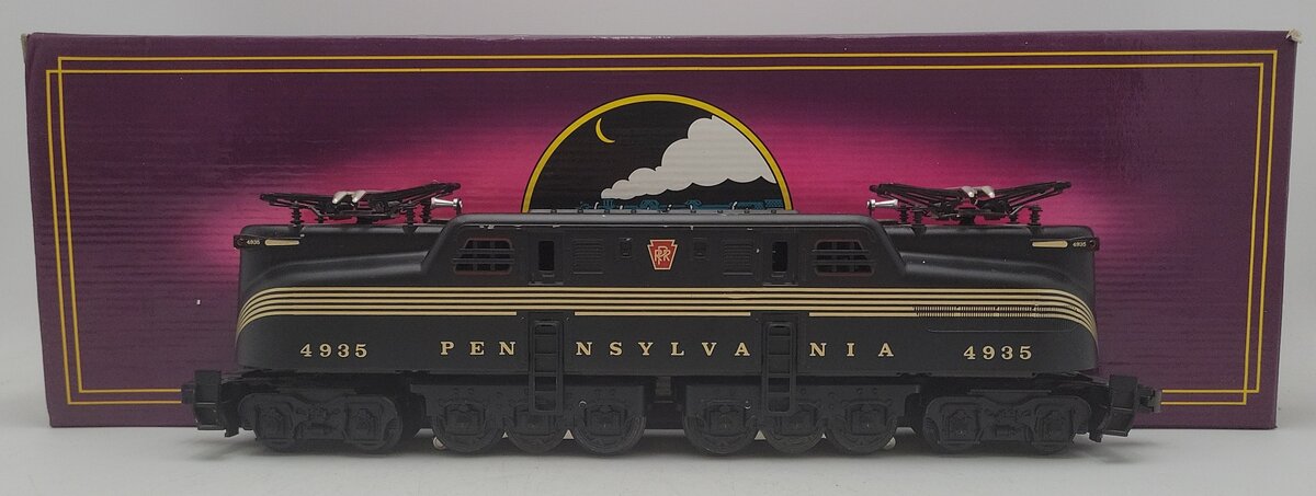MTH 20-5504-1 PRR Green 5 Stripe GG-1 Electric Locomotive w/PS1 #4935 VG/Box