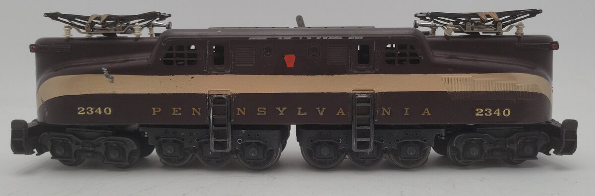 Lionel 2340 Vintage O Pennsylvania GG-1 Tuscan 5-Stripe Electric Locomotive
