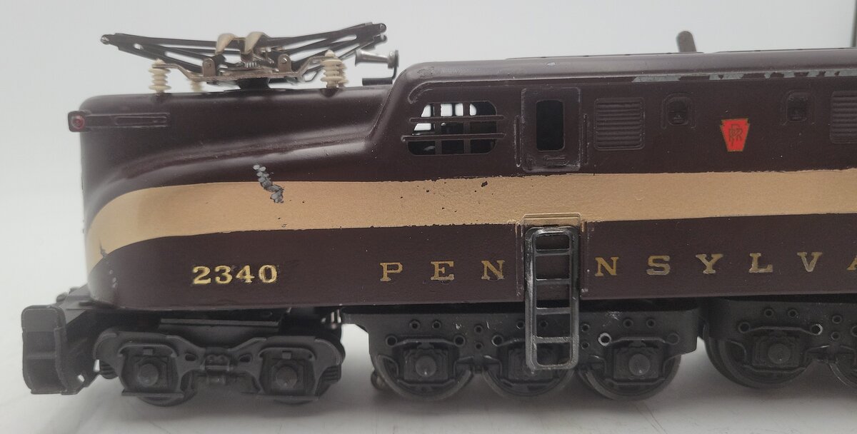 Lionel 2340 Vintage O Pennsylvania GG-1 Tuscan 5-Stripe Electric Locomotive