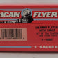 American Flyer 6-48507 S US Army Flatcars with Tanks (Set of 2) LN/Box