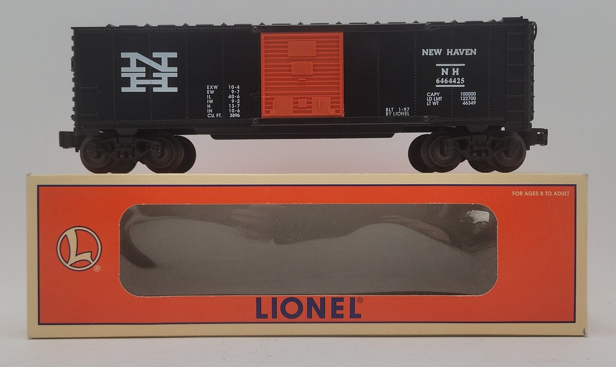 Lionel 6-19295 O Gauge New Haven Series VI Boxcar #6464-425 NIB