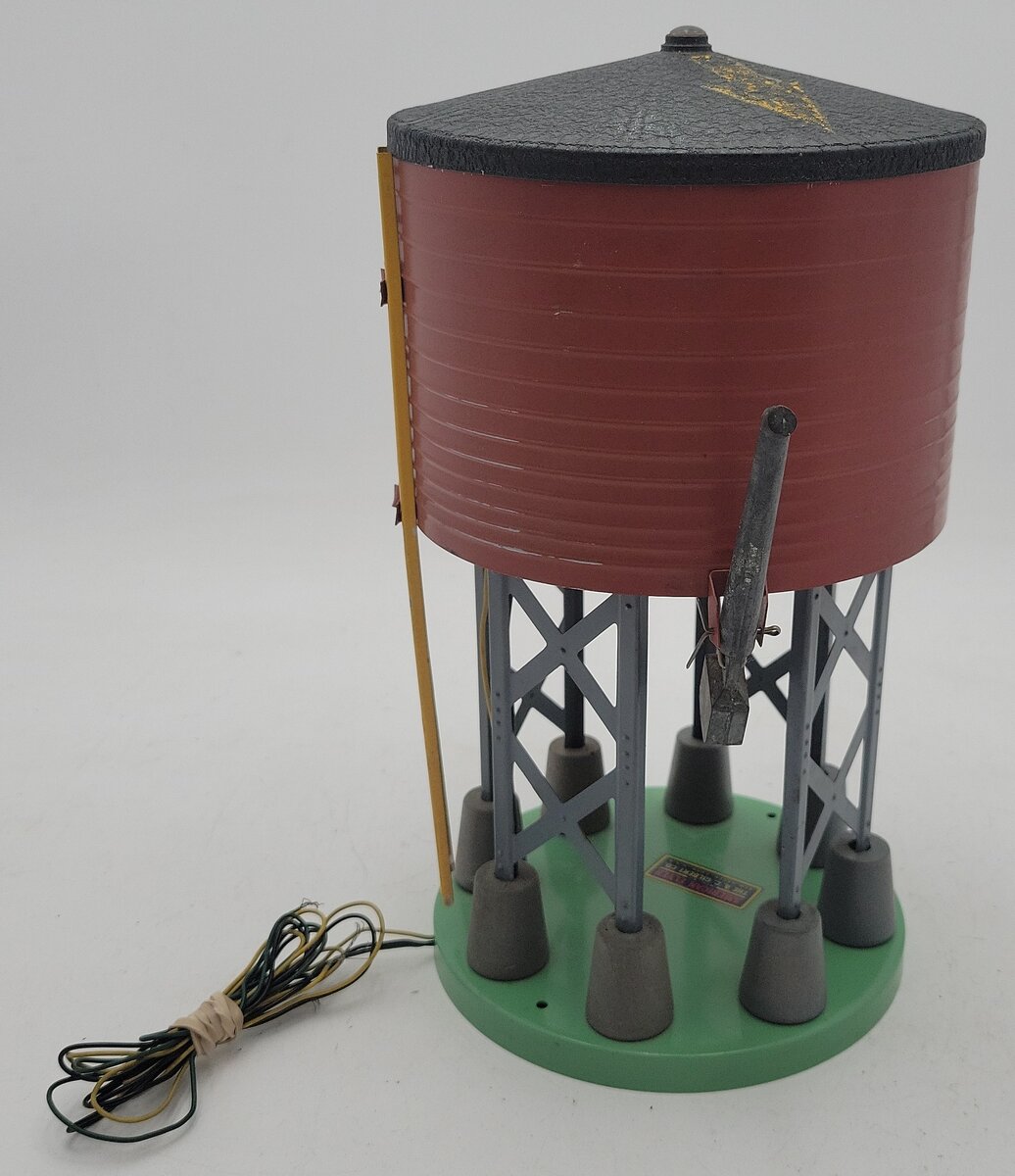 American Flyer 596 Vintage S Operating Water Tower VG