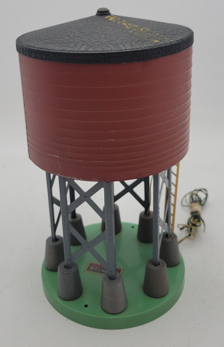 American Flyer 596 Vintage S Operating Water Tower VG