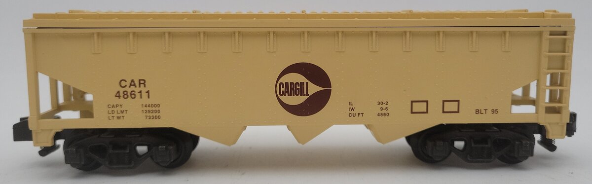 American Flyer 6-48611 S Gauge Cargill 3-Bay Covered Grain Hopper EX/Box