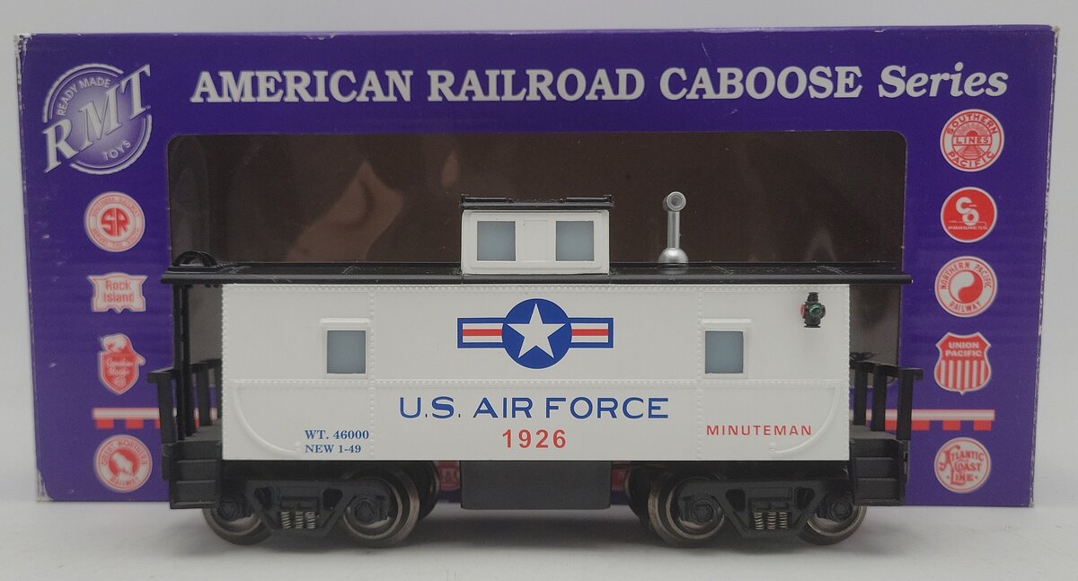 RMT CAB621 US Air Force Lighted Caboose w/ Marker Lights & Figure #1926 LN/Box