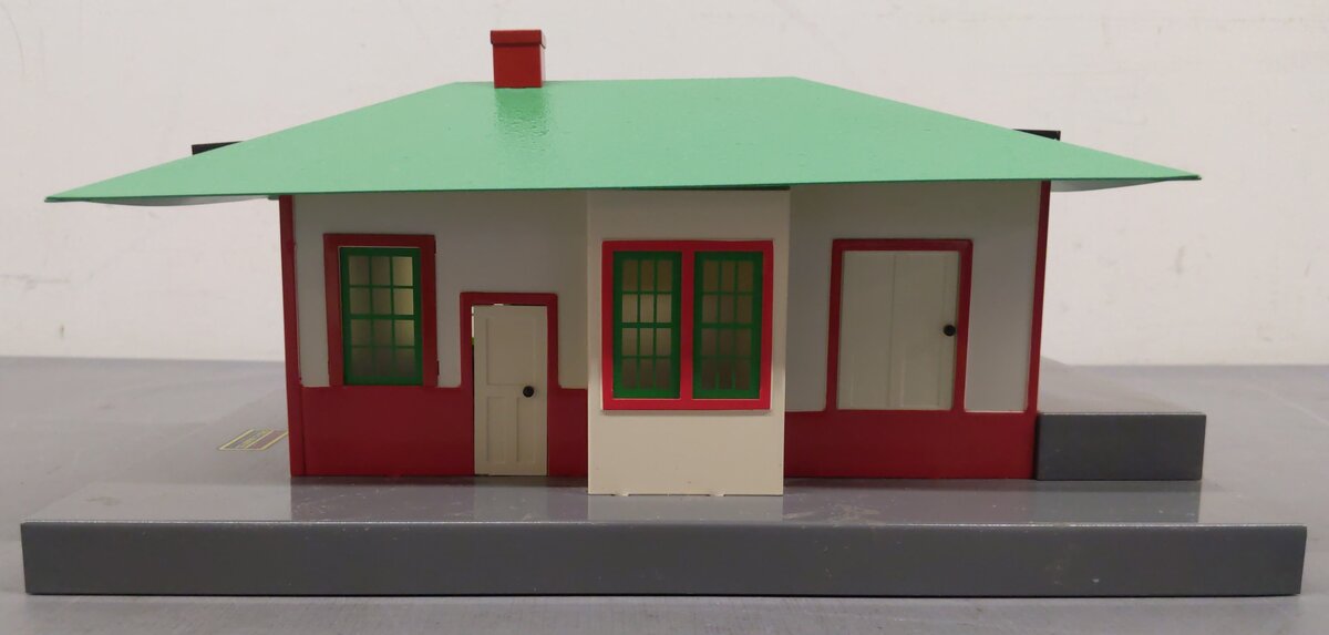 American Flyer 6-49812 S Gauge #755 Assembled Talking Station - No Microphone EX/Box