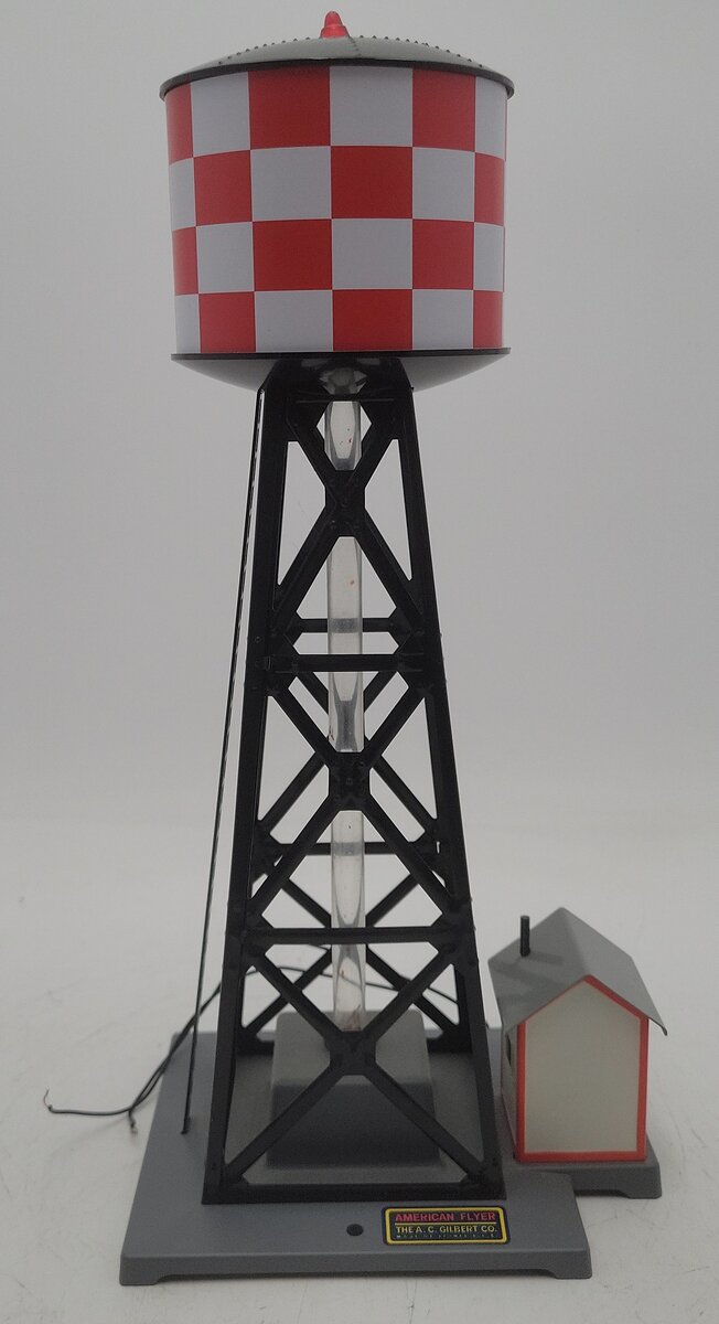 American Flyer 6-49809 S Scale Checkerboard Bubbling Water tower #772 VG/Box