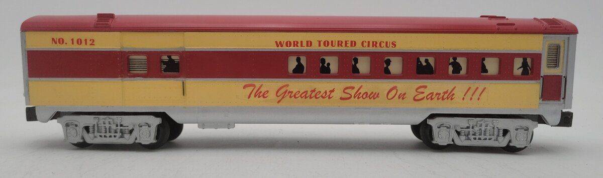 Lionel O Scale Custom Painted World Tour Circus Passenger Car #1012