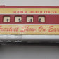 Lionel O Scale Custom Painted World Tour Circus Passenger Car #1012
