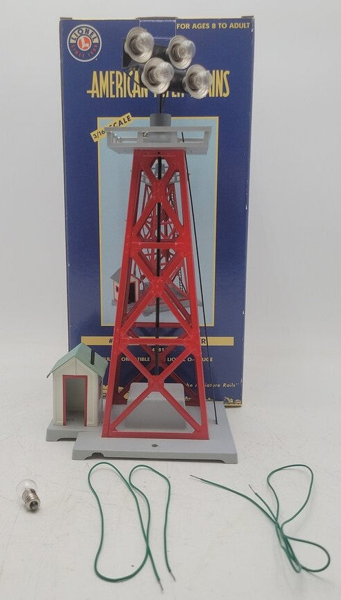 American Flyer 774 Vintage S Operating Floodlight Tower EX/Box