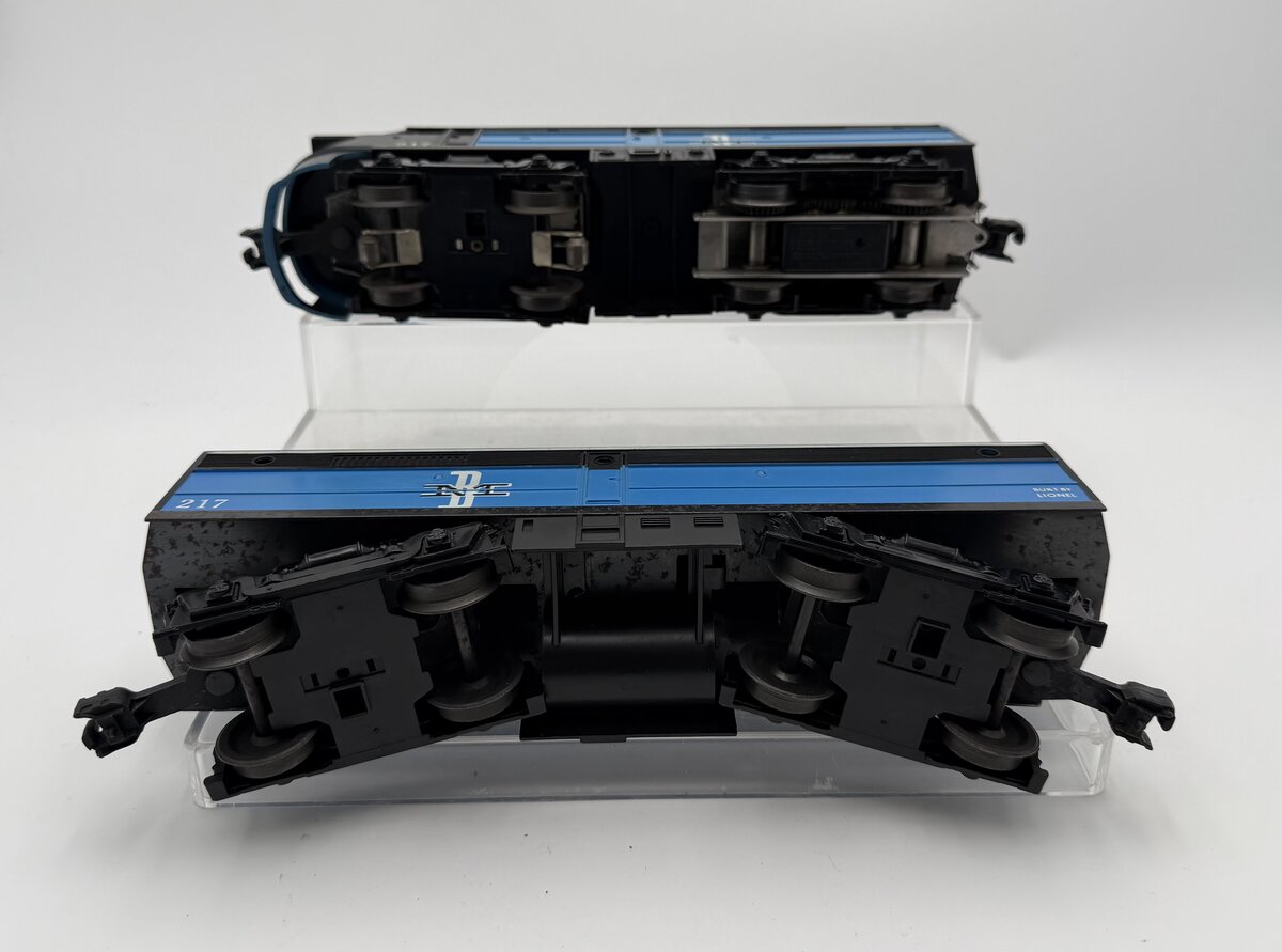 Lionel 217 Vintage O Boston & Maine Alco A&B Diesel Locomotive Set VG