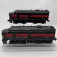 Lionel 2041 Vintage O Rock Island Alco FA AA Diesel Locomotive Set VG