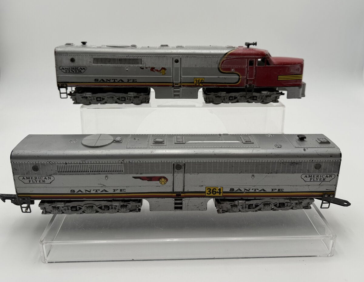 American Flyer 360 Vintage S Santa Fe PA-1AB Diesel Locomotive Set