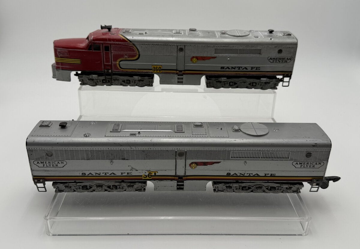 American Flyer 360 Vintage S Santa Fe PA-1AB Diesel Locomotive Set