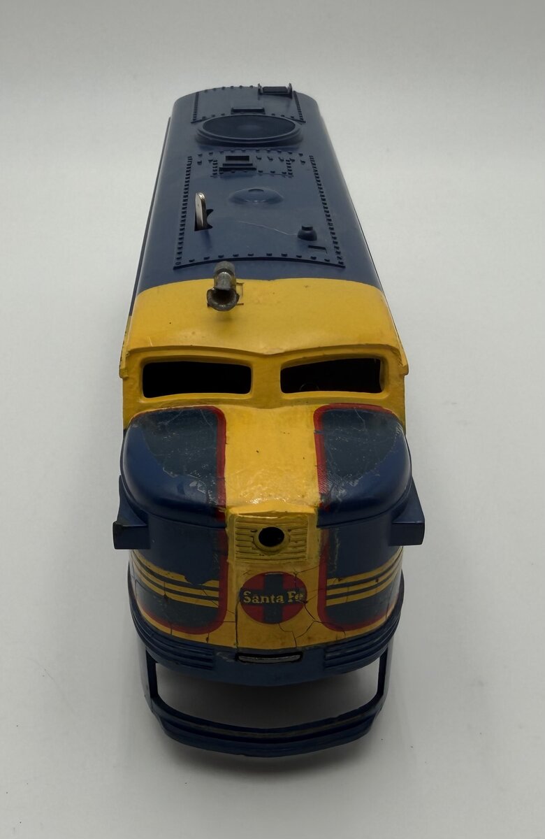 Lionel 204 Vintage O Santa Fe Powered A Unit Diesel Locomotive VG