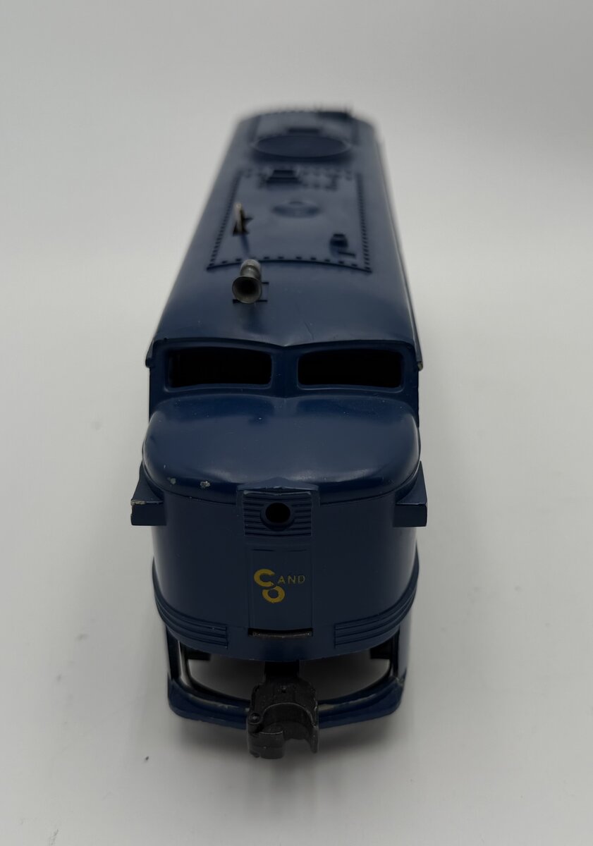Lionel 225 Vintage O Chesapeake & Ohio A Unit Powered Diesel Locomotive VG
