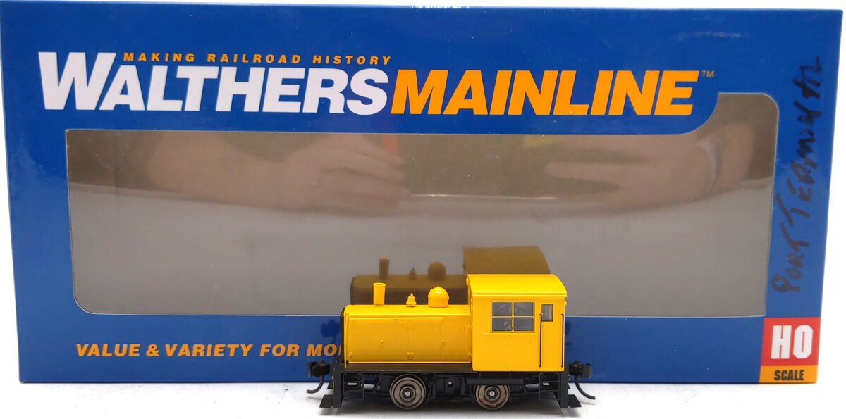 Walthers 910-20013 HO Unlettered Plymouth ML-8 Industrial Switcher DCC EX/Box