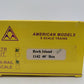 American Models 1142 S Gauge Rock Island 40' Box Car #22184 (Hi-Rail) EX/Box
