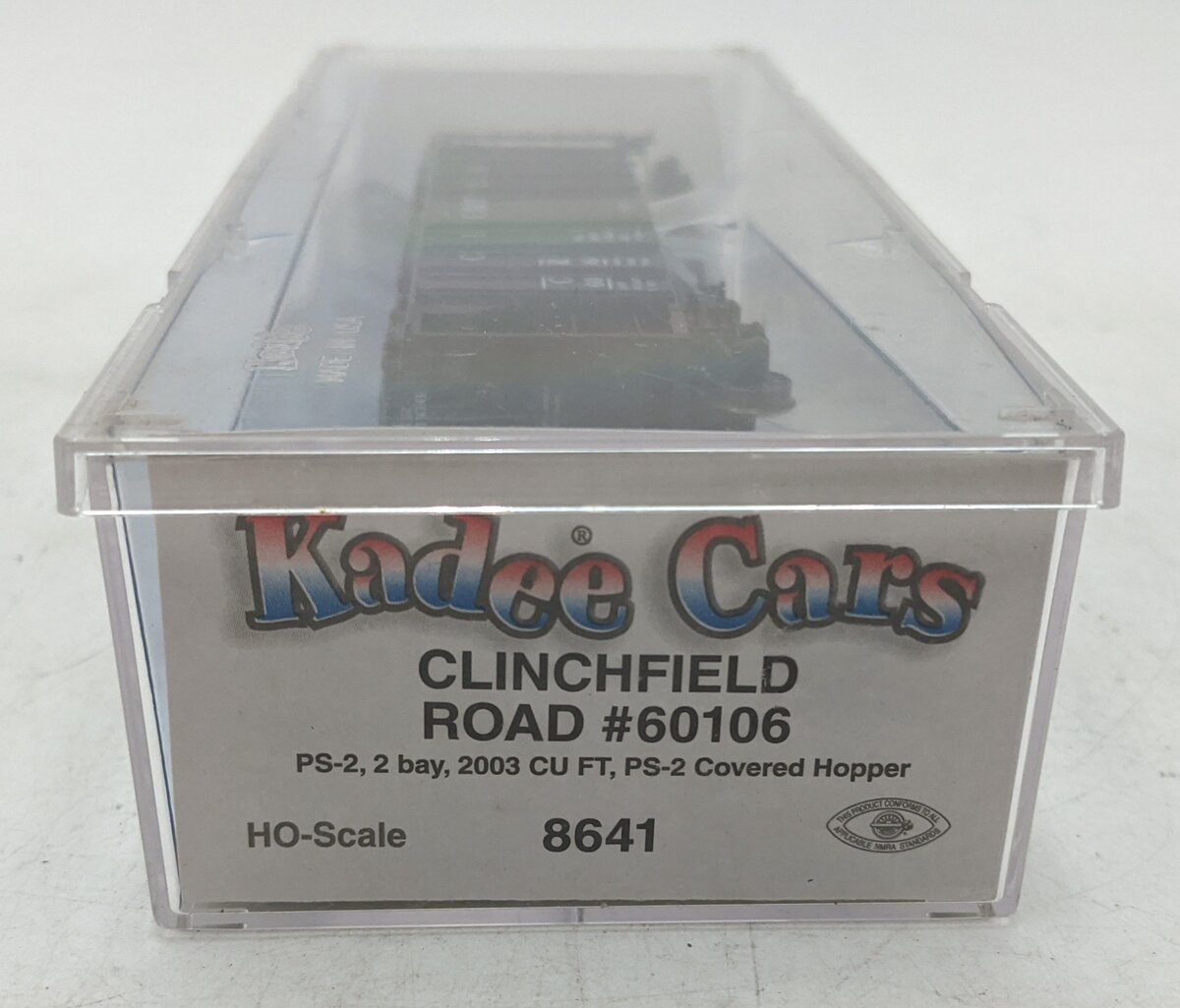 Kadee 8641 HO Clinchfield PS-2 2-Bay Covered Hoper #60106 MT/Box