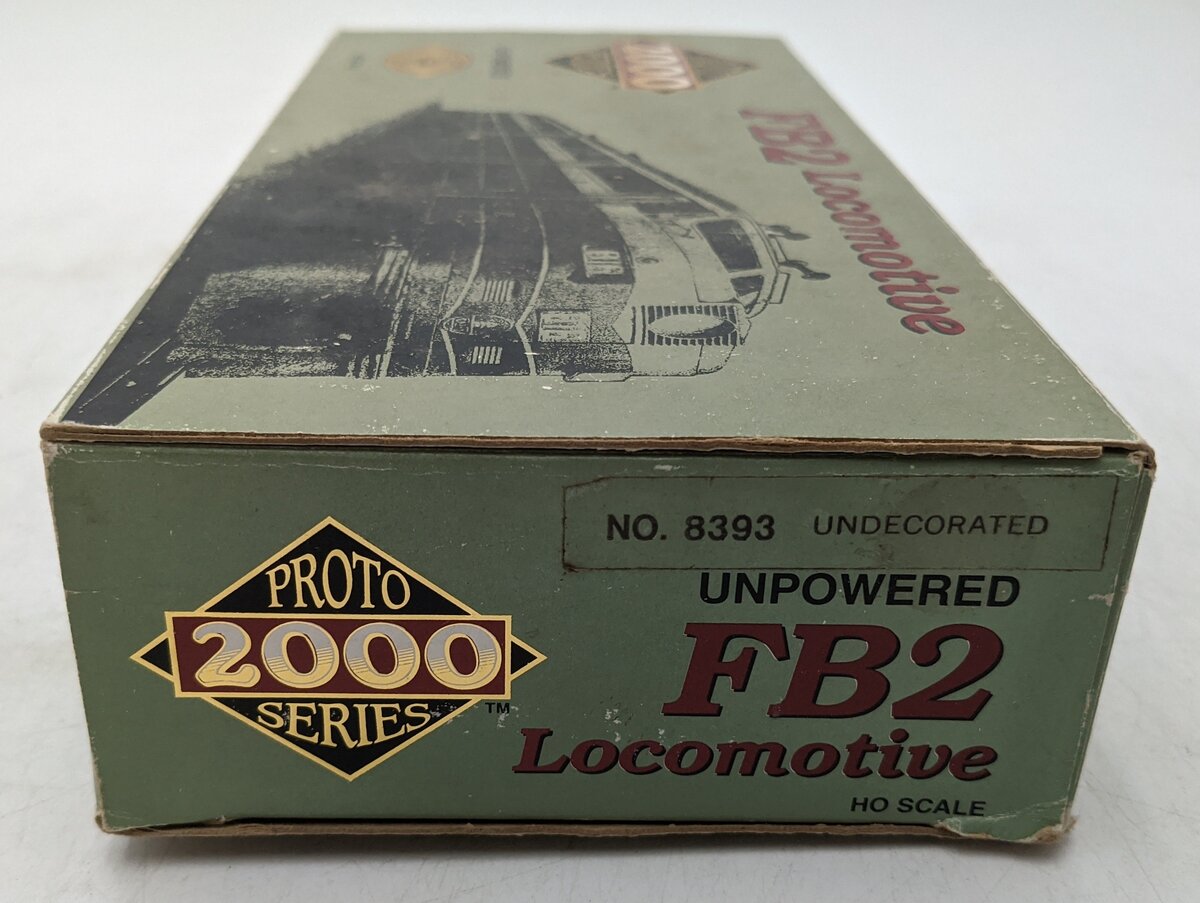 Proto 2000 8393 HO Scale Undecorated FB2 Dummy Diesel Locomotive EX/Box