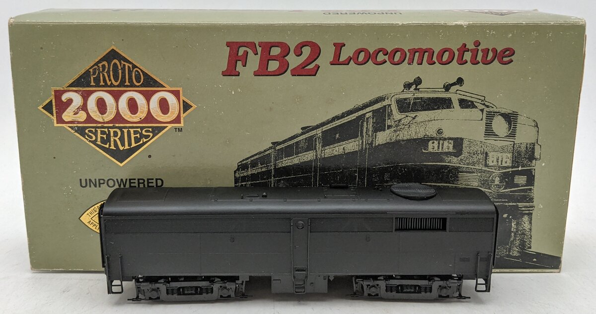Proto 2000 8393 HO Scale Undecorated FB2 Dummy Diesel Locomotive EX/Box