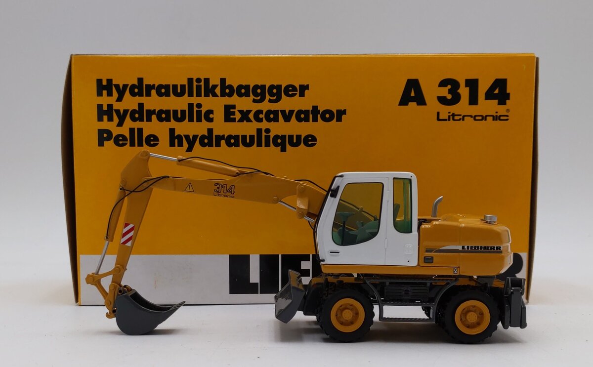 NZG 498 1:50 Scale Liebherr A 314 Hydraulic Excavator LN/Box