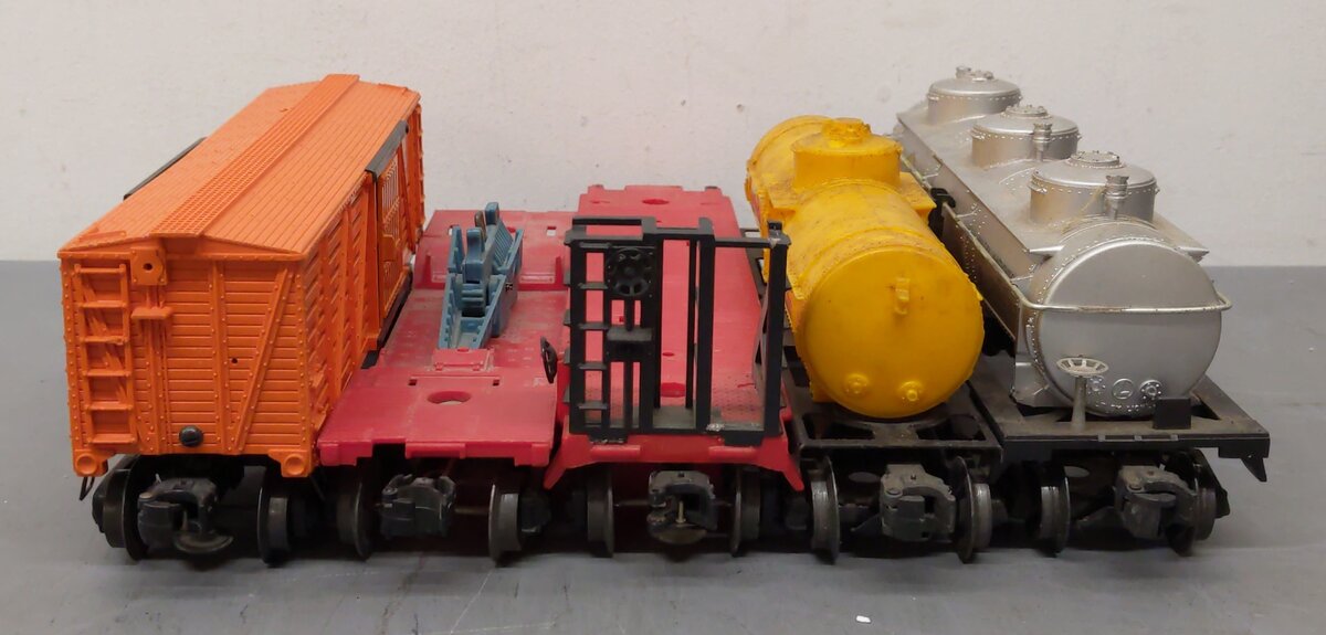 Lionel Vintage O Freight Cars: 3309, 6015, 6415, 6467, 6646 [5] VG