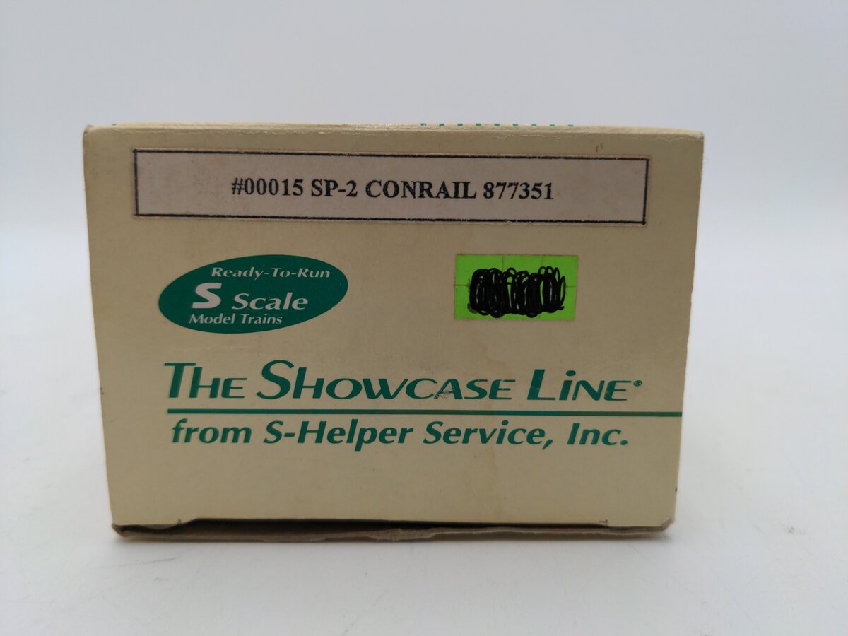 S-Helper 00015 S Gauge Conrail PS-2 2-Bay Hopper #877351 VG/Box
