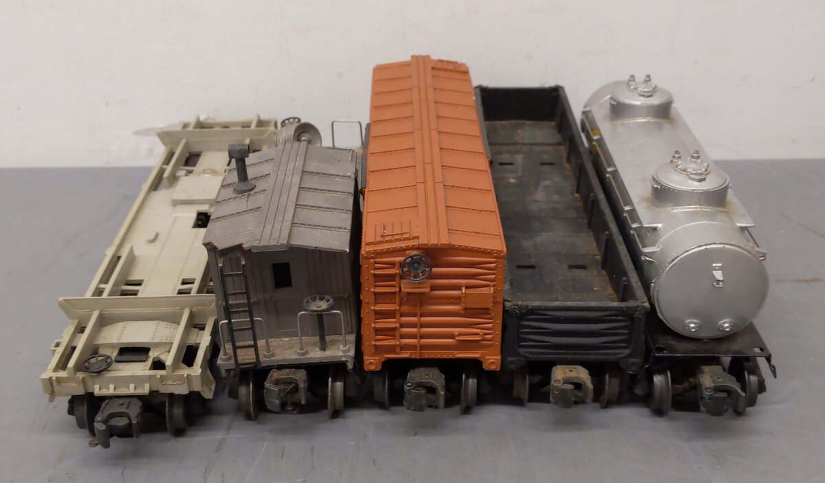 Lionel Vintage O Freight Cars: 6420, 6465, 6454, 6462, 336155 [5] VG
