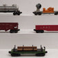 Lionel Vintage O Freight Cars: 6465, 6415, 3520, 3461X-25, 6562-25 [5] EX/Box