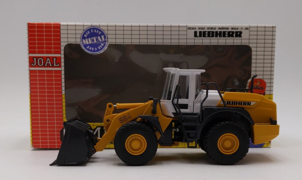 Joal 263 1:50 Scale Articulated Wheel Loader Liebherr L564 Die-Cast Metal LN/Box